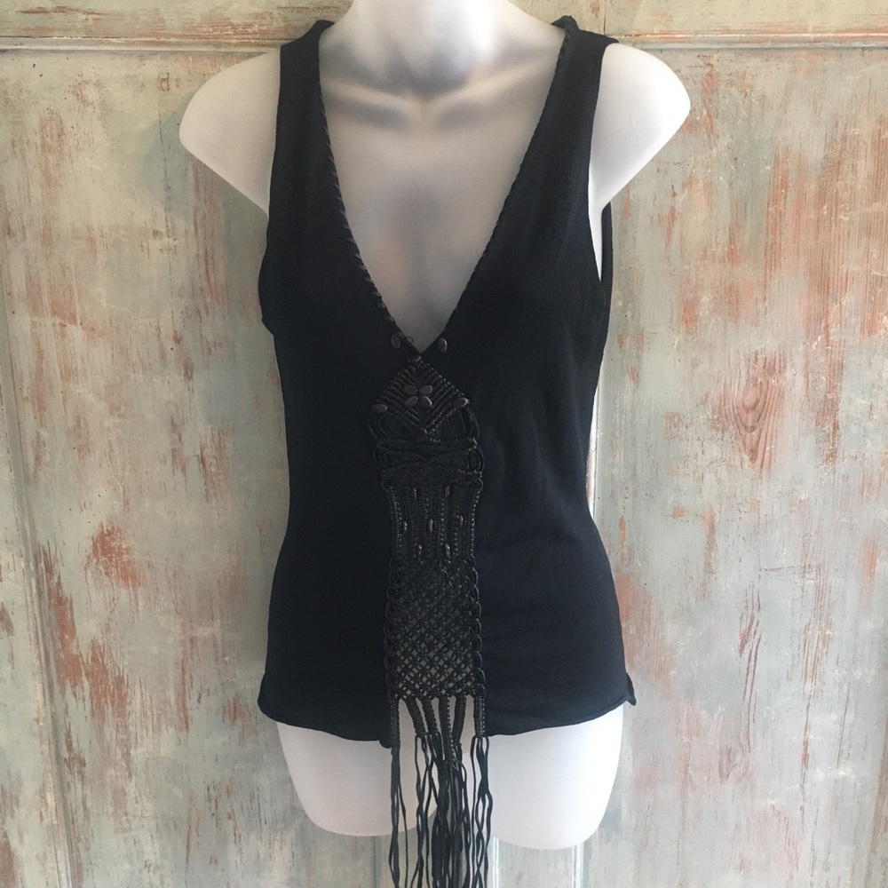 Roberto Cavalli black top size medium